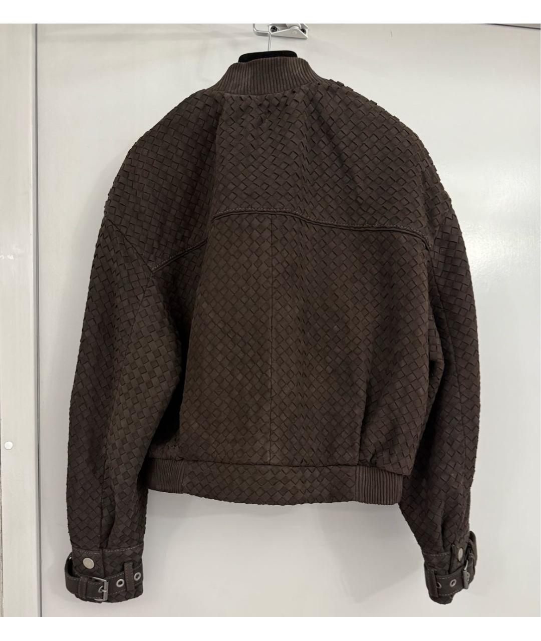 MANOKHI Коричневая замшевая куртка, фото 2