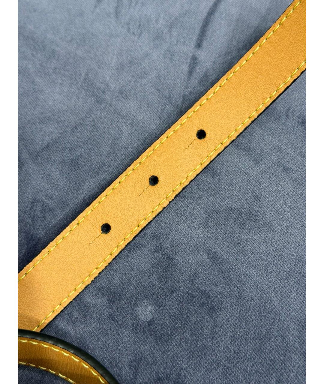 LOEWE Коричневый кожаный ремень, фото 5