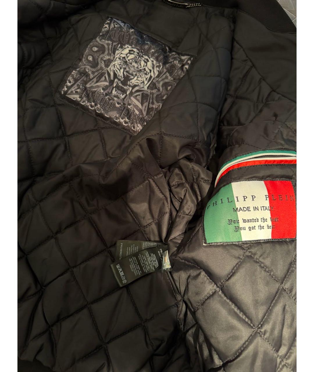 PHILIPP PLEIN Черная куртка, фото 4