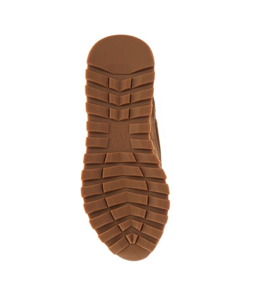 BRUNELLO CUCINELLI Коричневые замшевые кроссовки, фото 5