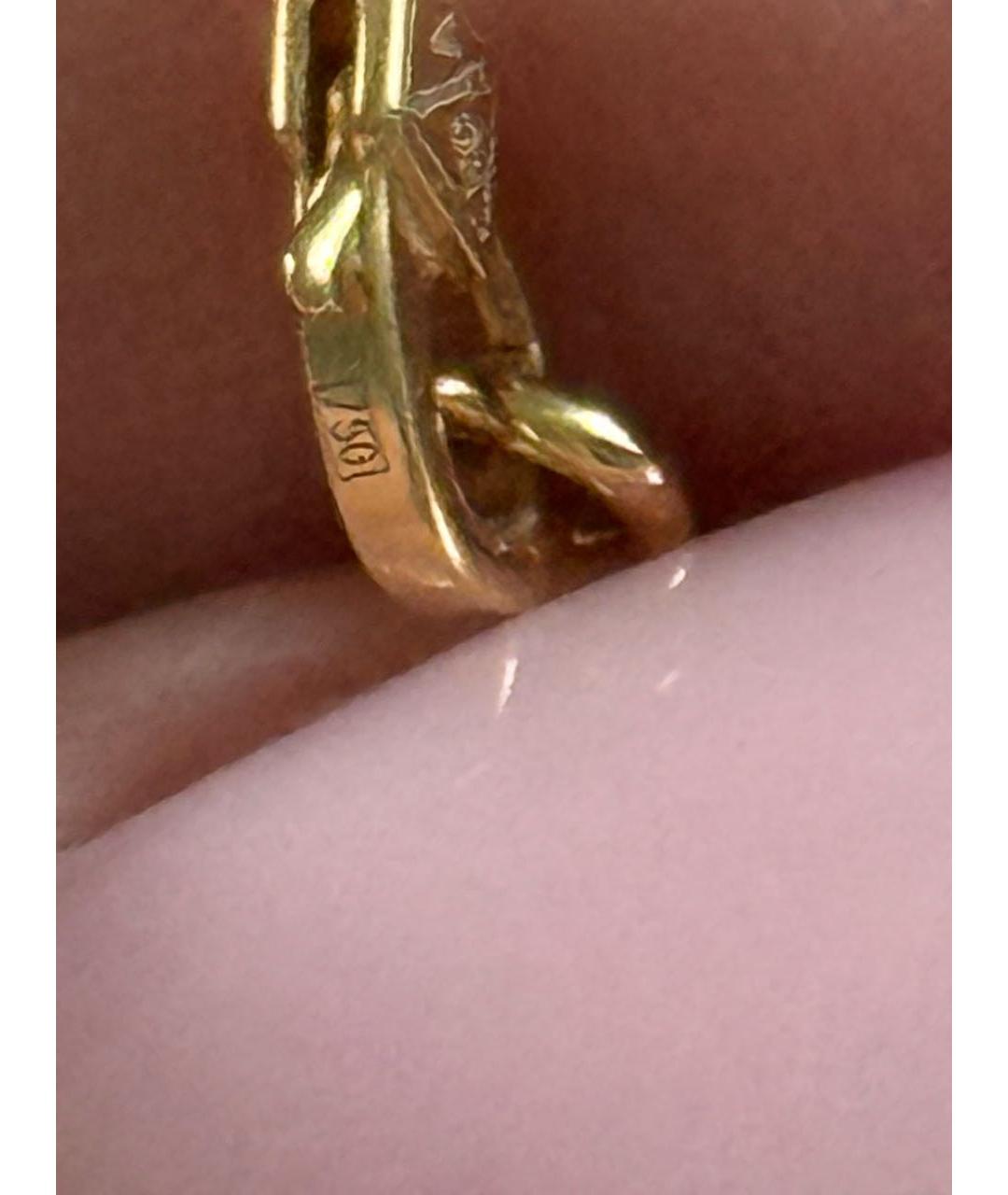 VAN CLEEF & ARPELS Коричневое колье из желтого золота, фото 3