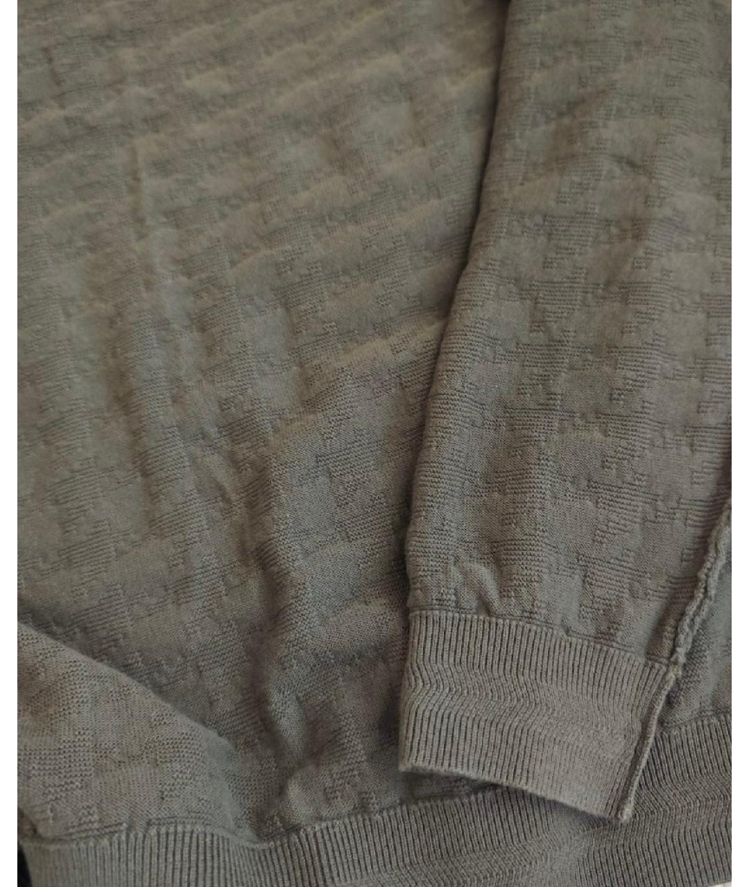 HUGO Хаки хлопковый джемпер / свитер, фото 4