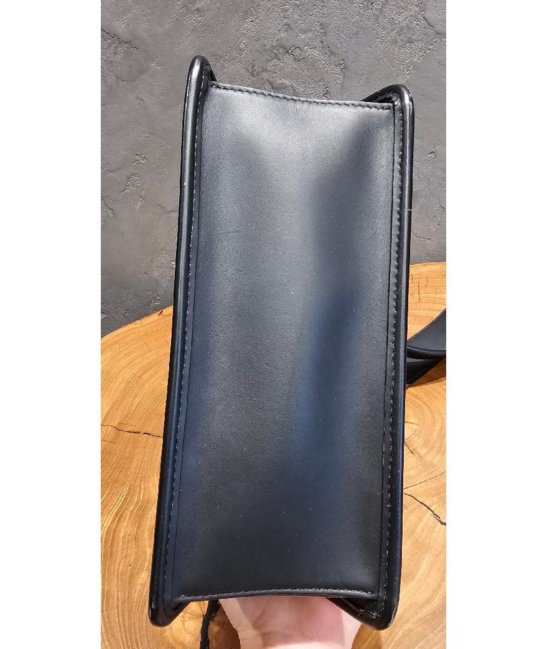 FENDI Черная кожаная сумка через плечо, фото 8