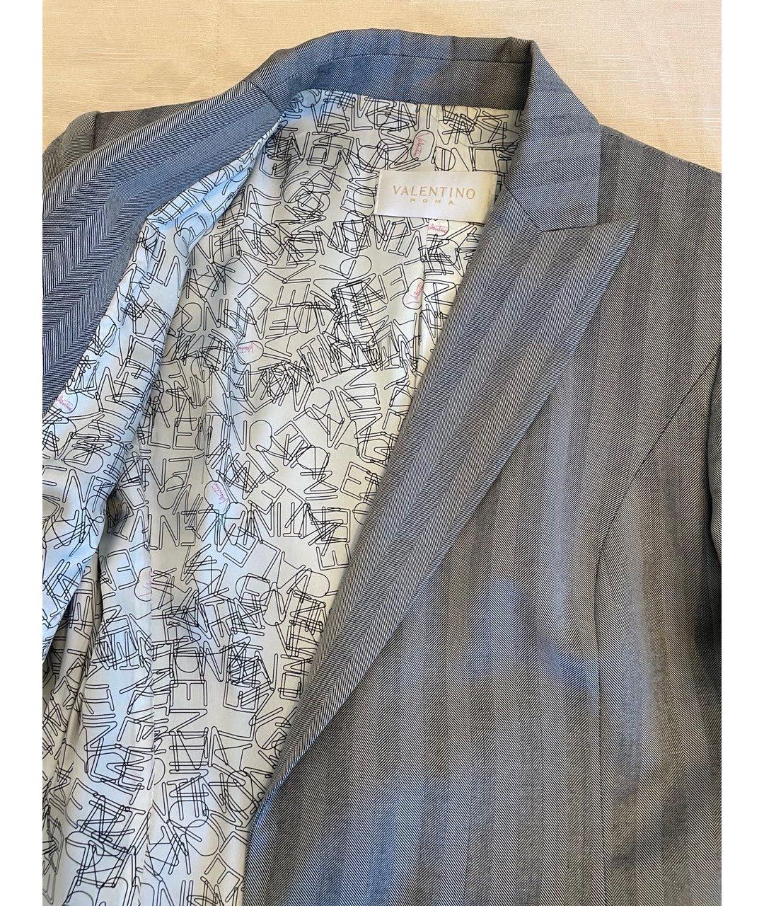 VALENTINO Серый хлопковый костюм с брюками, фото 4