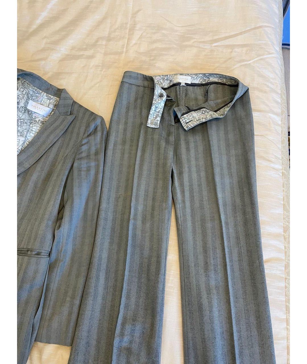 VALENTINO Серый хлопковый костюм с брюками, фото 6