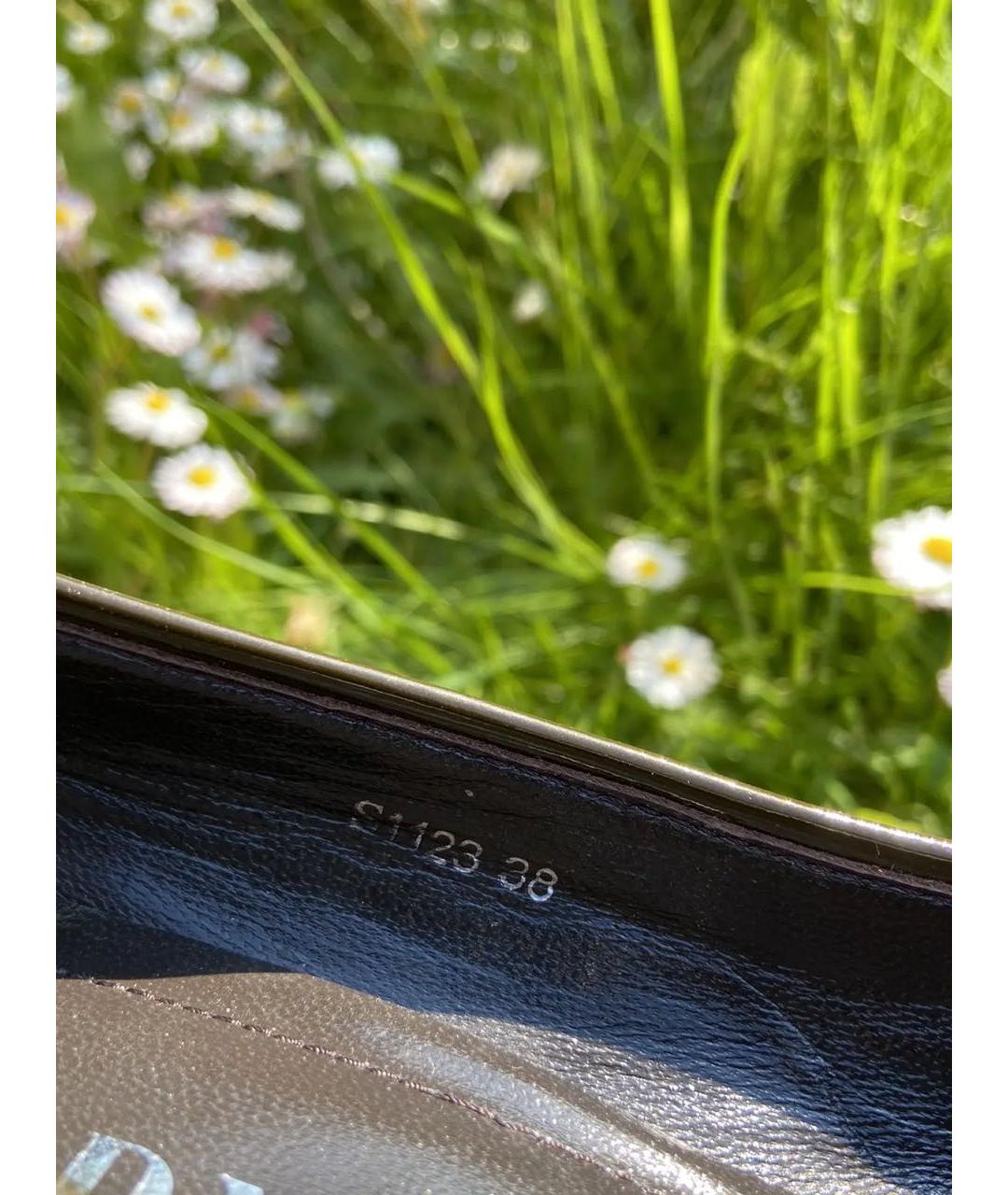 PRADA Коричневые замшевые туфли, фото 6