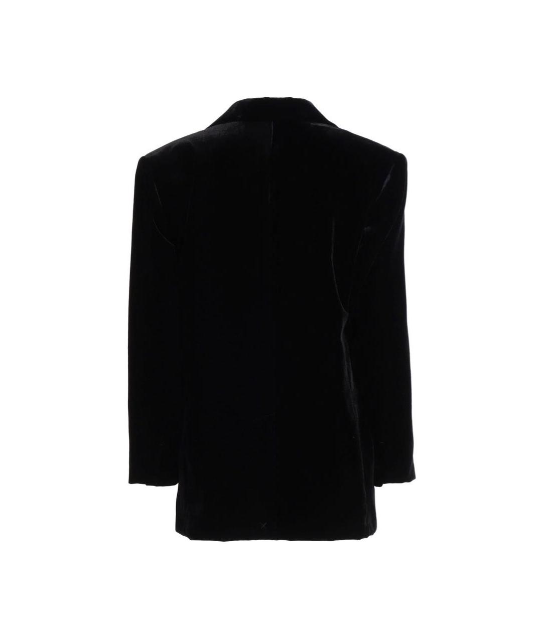 SANDRO Черный бархатный жакет/пиджак, фото 2