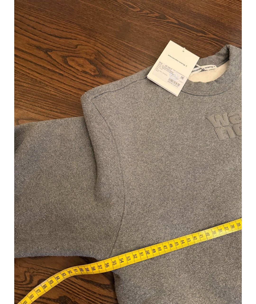 ALEXANDER WANG Серый хлопковый спортивные костюмы, фото 6