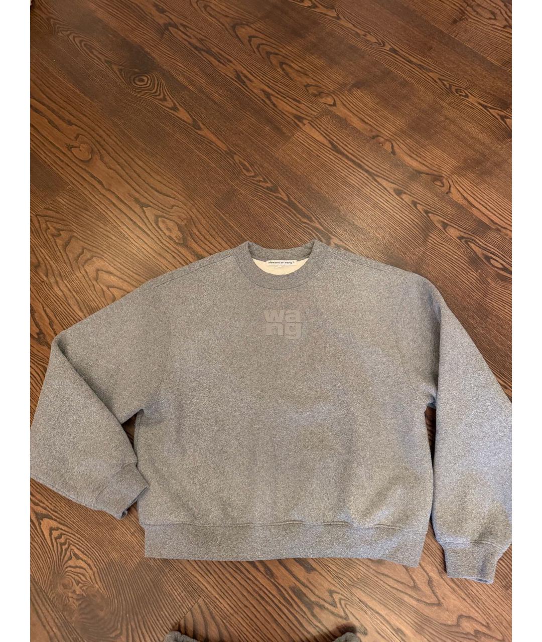 ALEXANDER WANG Серый хлопковый спортивные костюмы, фото 8