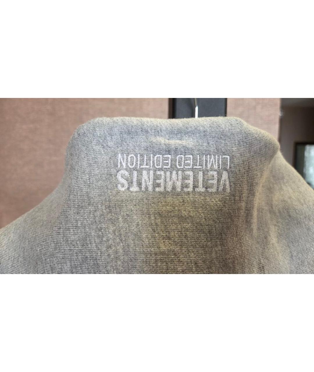 VETEMENTS Голубая хлопковая куртка, фото 5