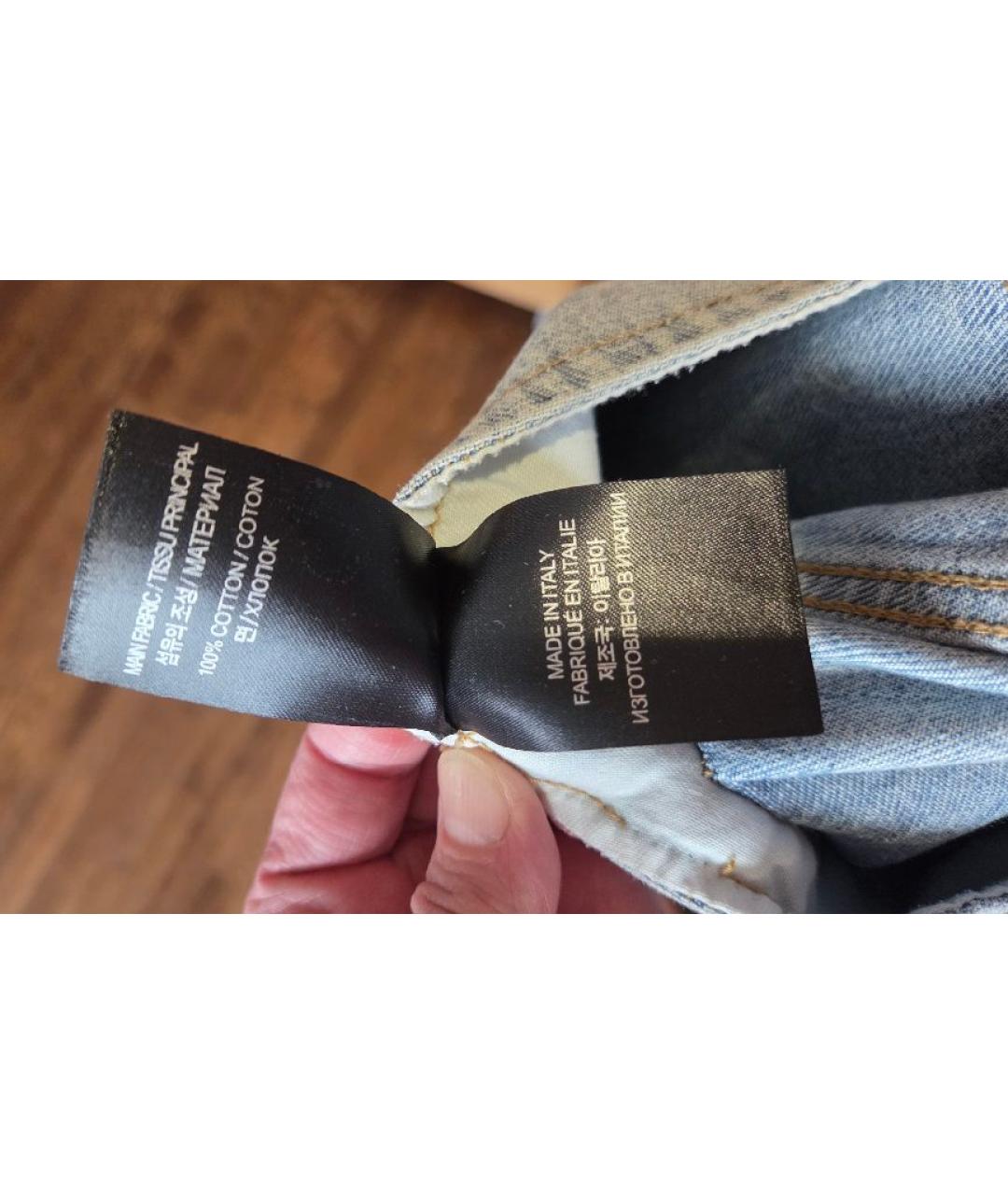 VETEMENTS Голубая хлопковая куртка, фото 7