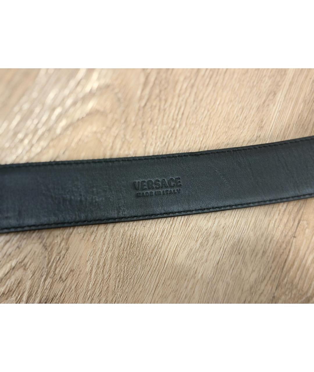 VERSACE Золотой ремень из искусственной кожи, фото 3