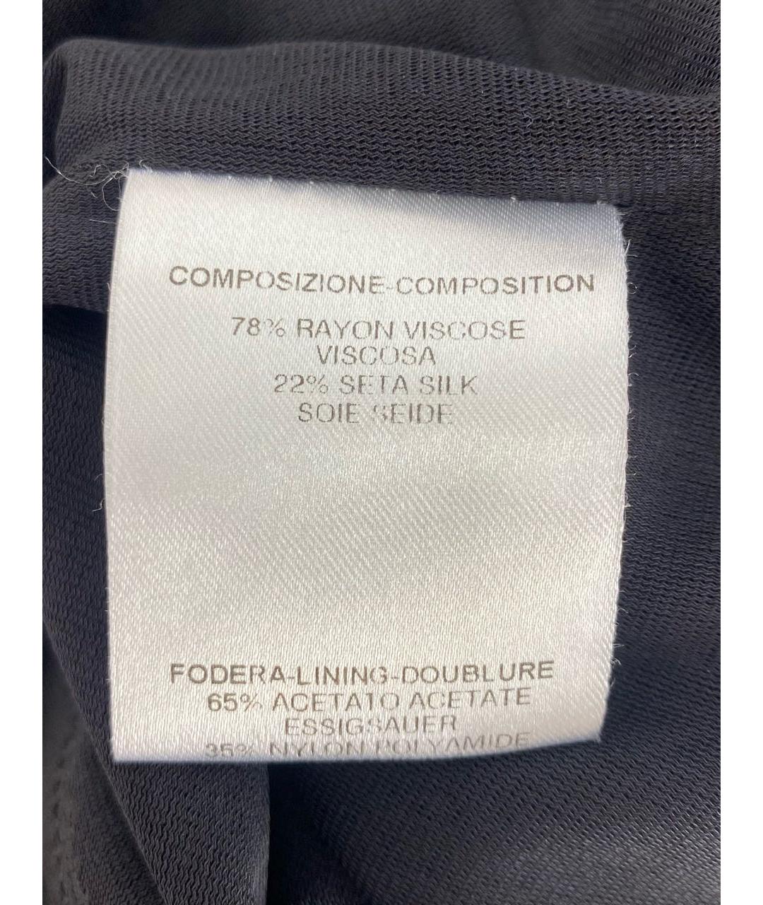 GUCCI Черное вискозное коктейльное платье, фото 7