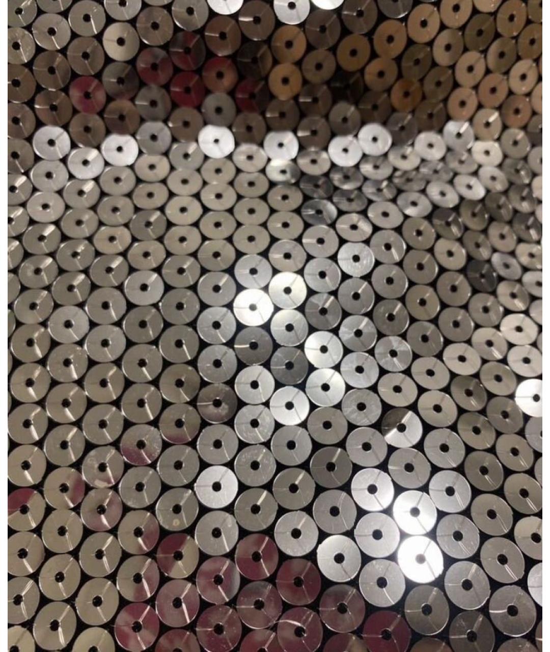 MOSCHINO Серебряное коктейльное платье, фото 4