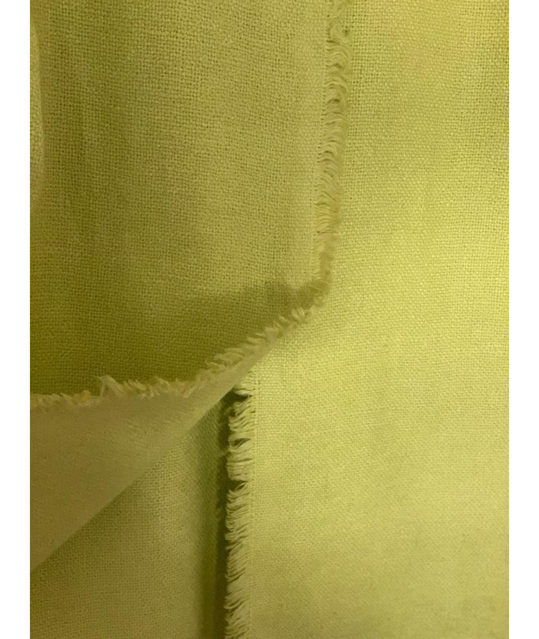 ERMANNO SCERVINO Зеленые льняное пальто, фото 6