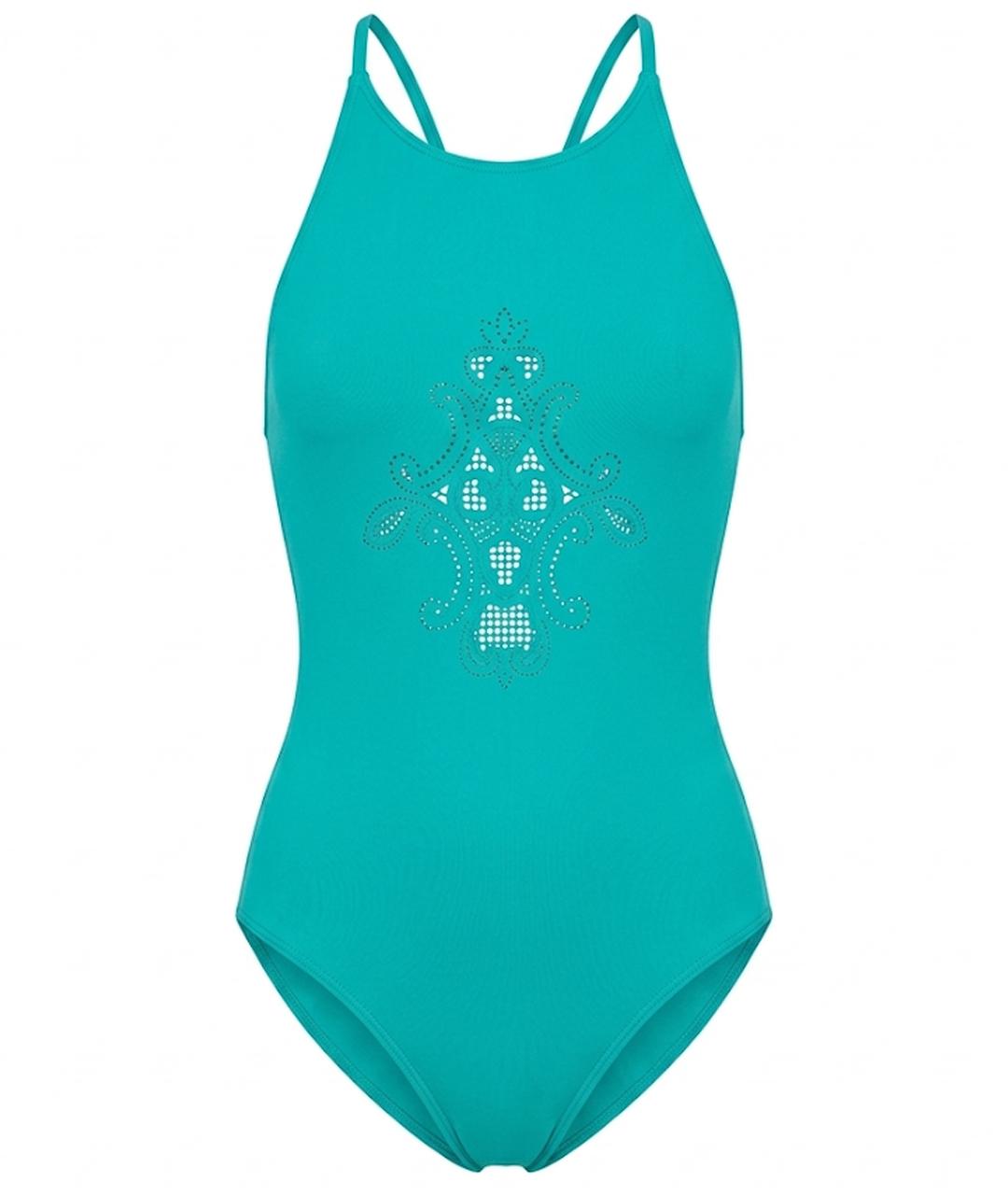 HERMES Бирюзовый полиамидовый купальник, фото 1