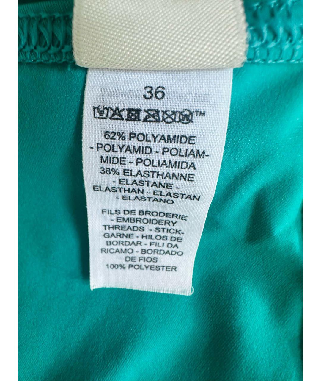 HERMES Бирюзовый полиамидовый купальник, фото 7
