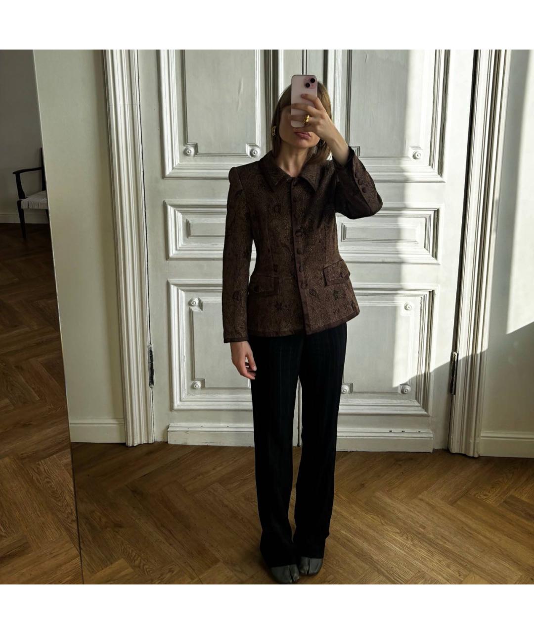 ESCADA Коричневый жакет/пиджак, фото 5