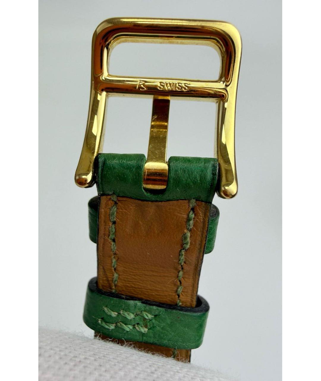 HERMES Золотые позолоченные часы, фото 8