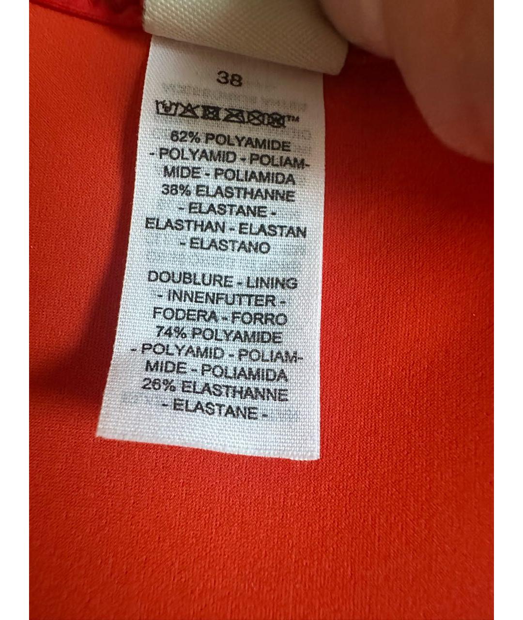 HERMES Красный полиамидовый купальник, фото 7