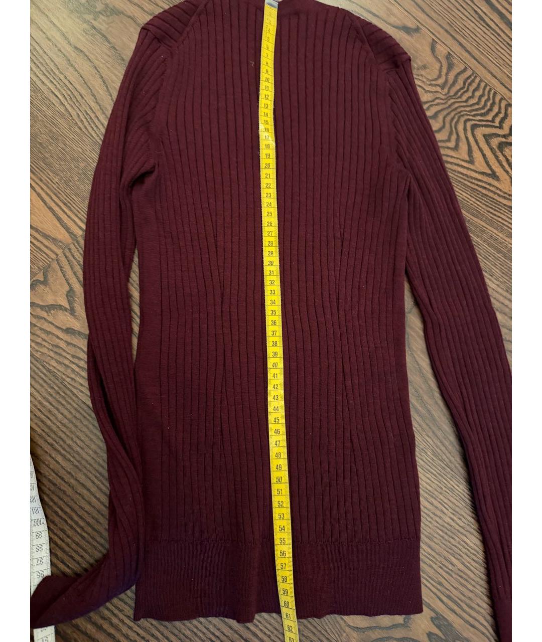 LOUIS VUITTON Бордовый джемпер / свитер, фото 5
