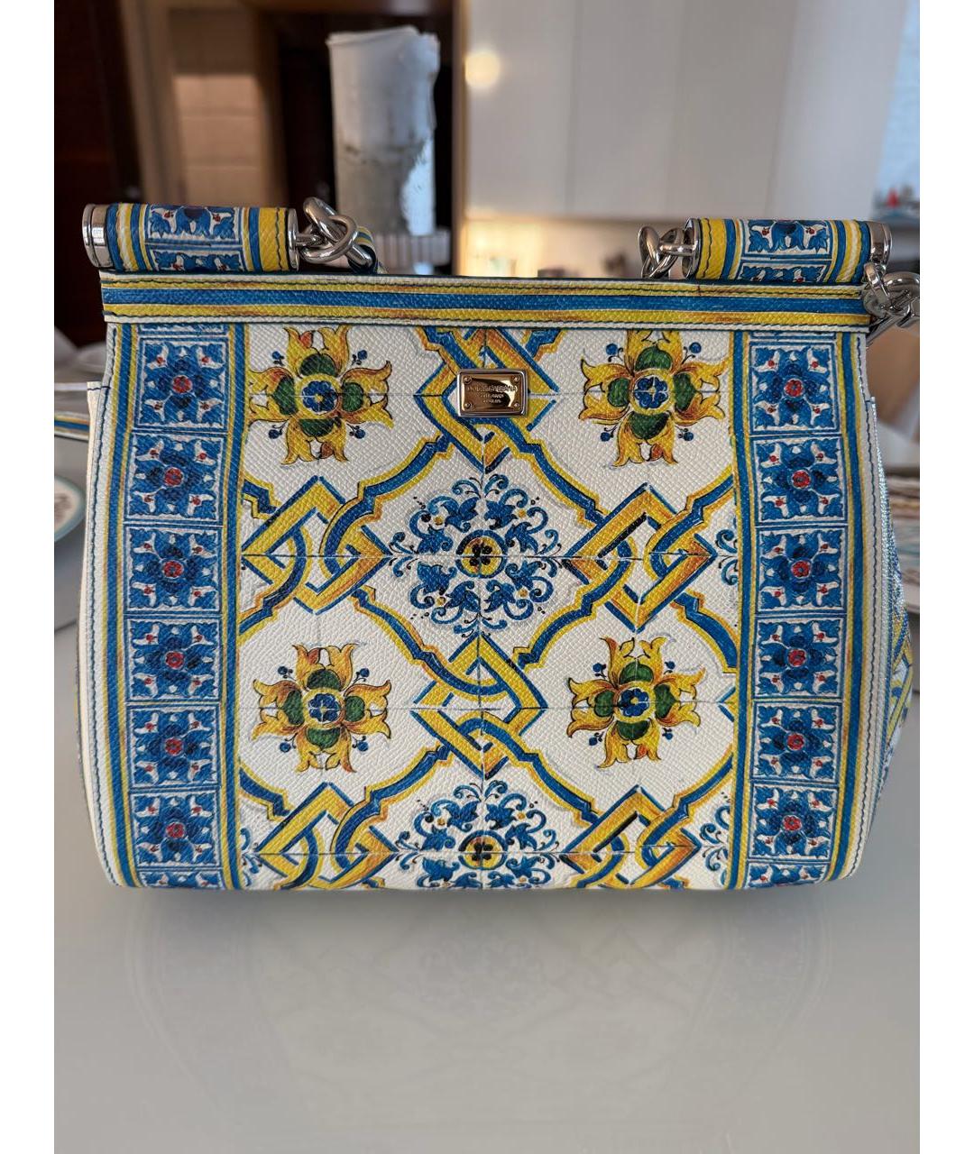 DOLCE&GABBANA Мульти кожаная сумка тоут, фото 3