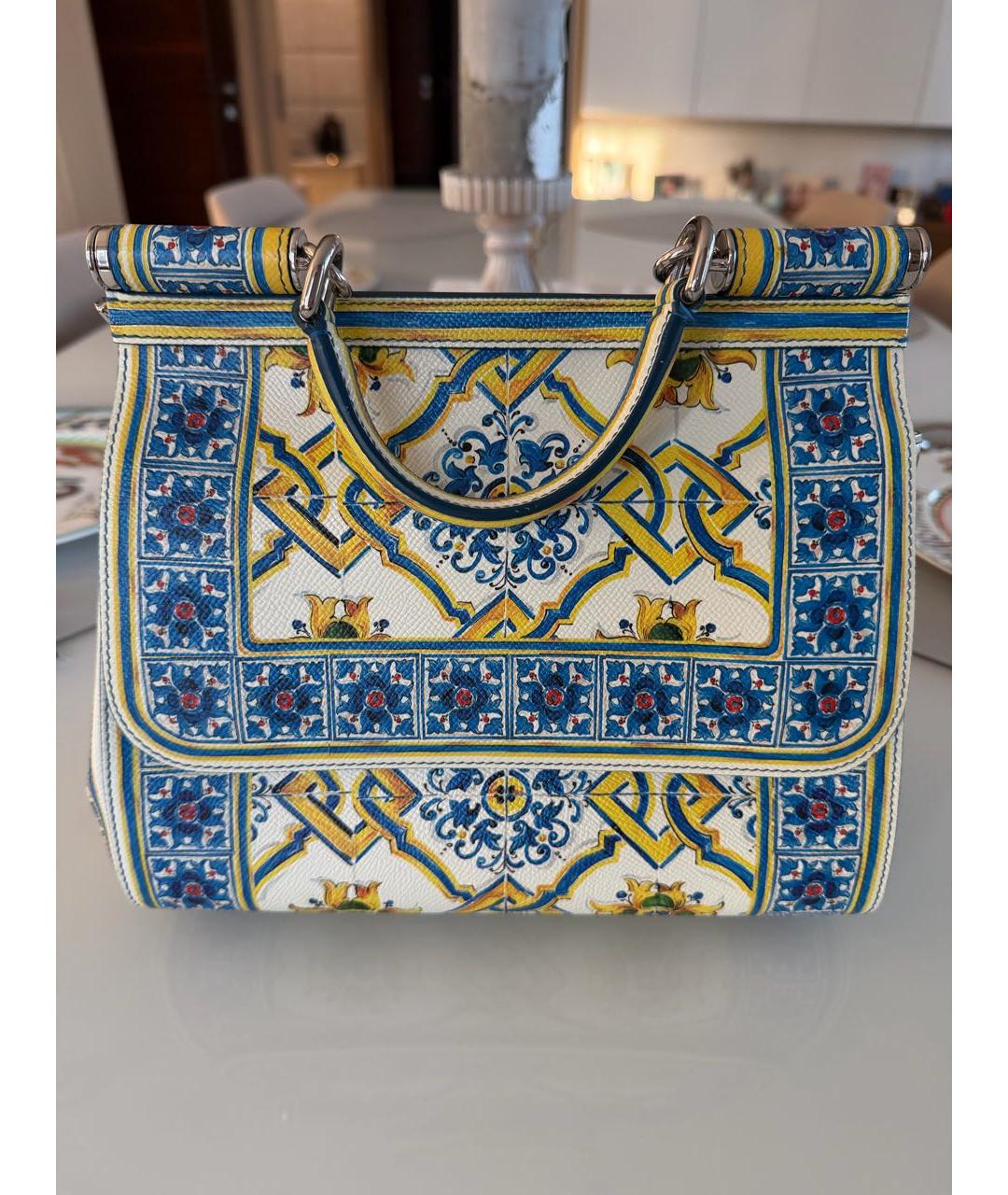 DOLCE&GABBANA Мульти кожаная сумка тоут, фото 2