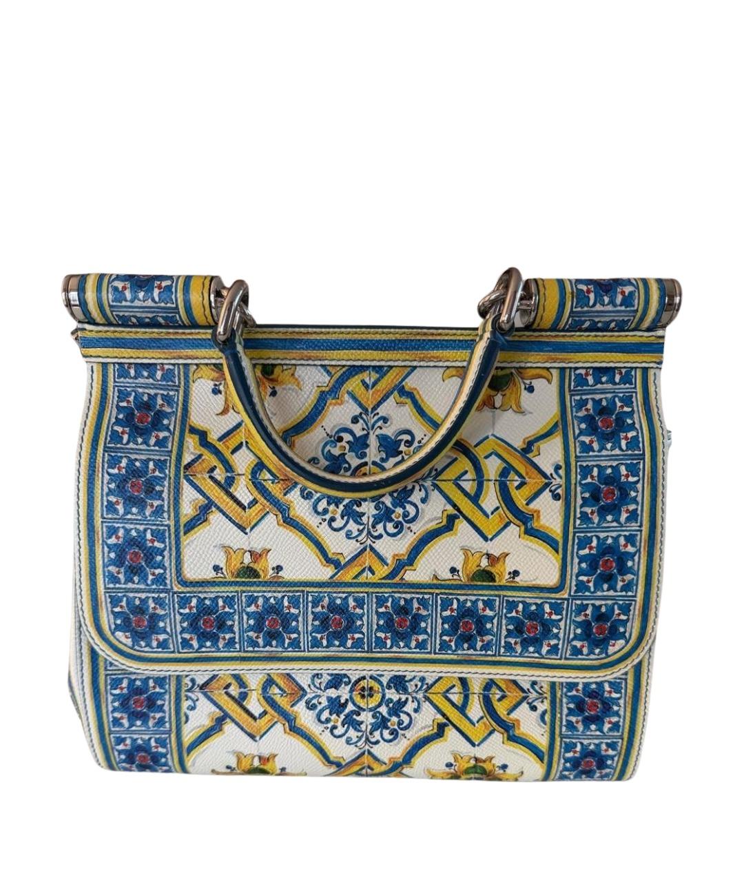 DOLCE&GABBANA Мульти кожаная сумка тоут, фото 1