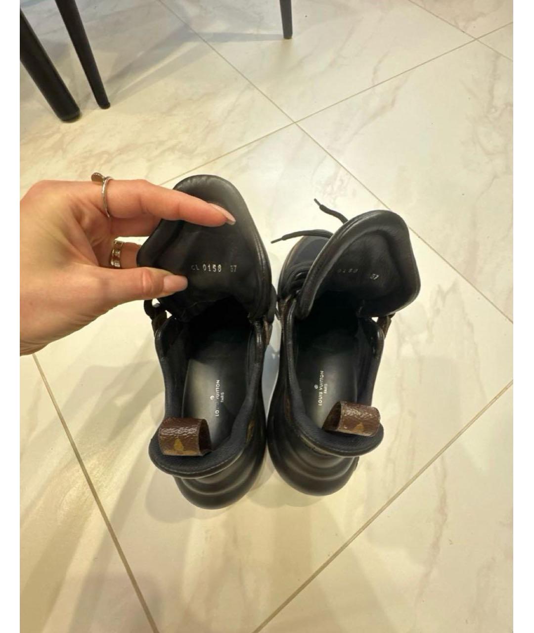 LOUIS VUITTON Кожаные кроссовки, фото 3