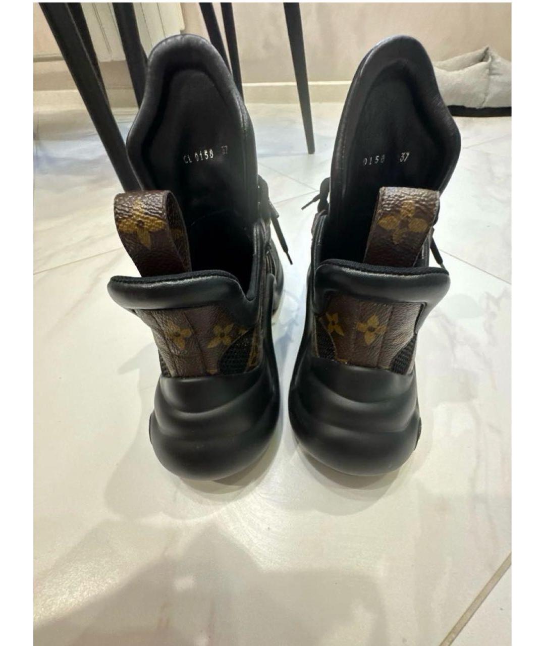 LOUIS VUITTON Кожаные кроссовки, фото 4