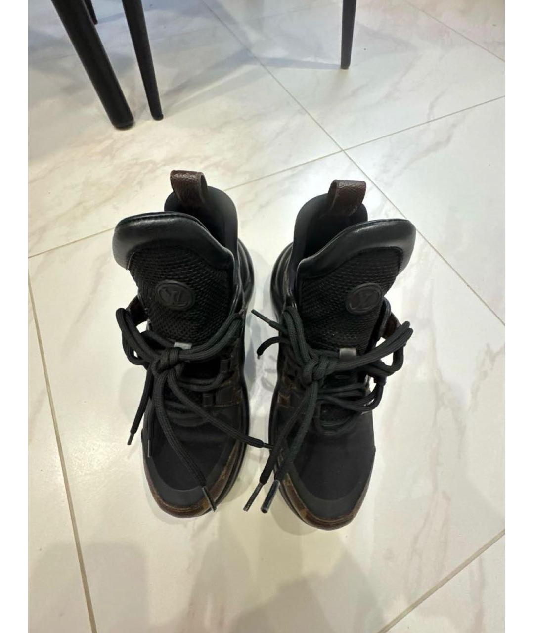 LOUIS VUITTON Кожаные кроссовки, фото 2