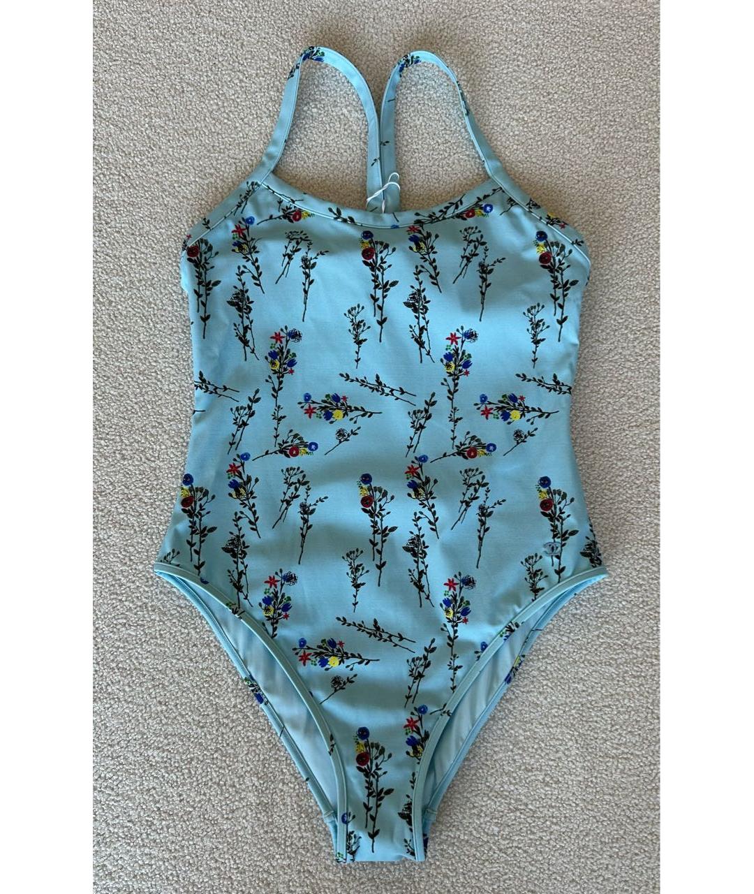 CHANEL Голубой купальник, фото 4