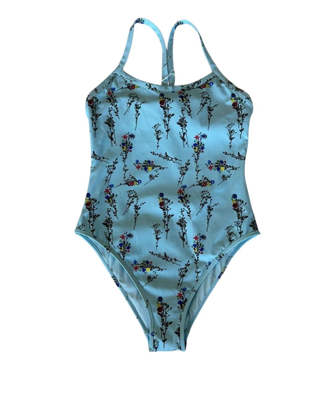 CHANEL Голубой купальник, фото 1