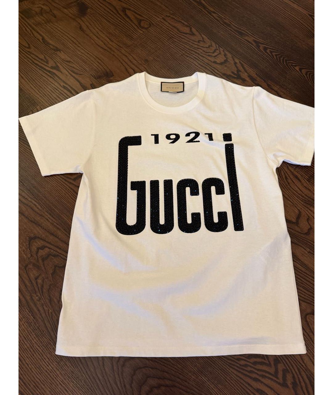 GUCCI Хлопковая футболка, фото 8