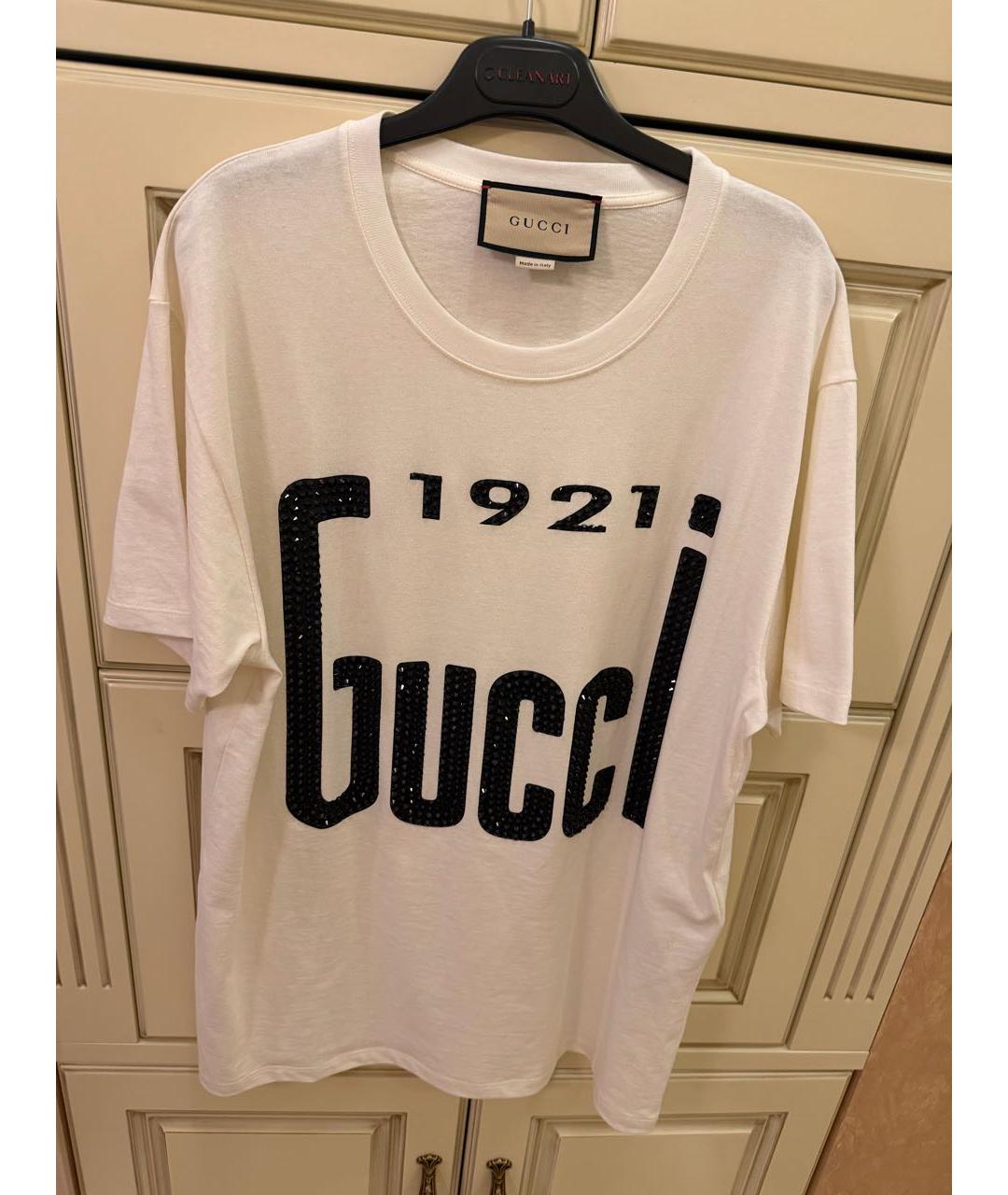 GUCCI Хлопковая футболка, фото 2