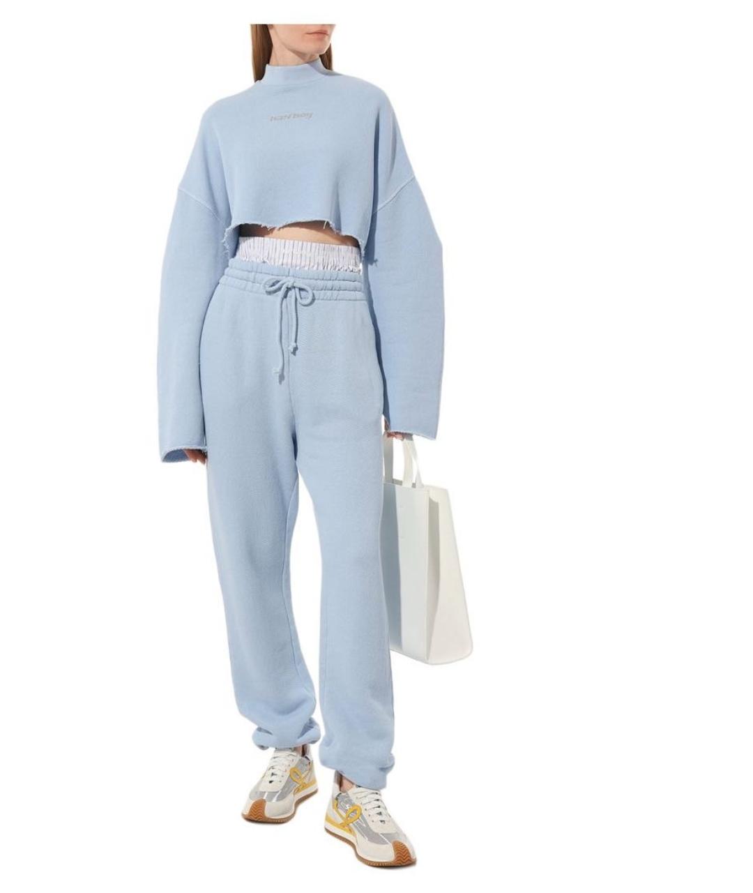 HALFBOY Голубые хлопковые спортивные брюки и шорты, фото 5