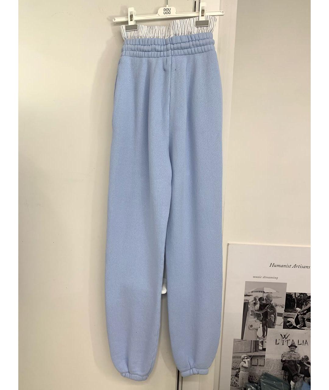 HALFBOY Голубые хлопковые спортивные брюки и шорты, фото 2