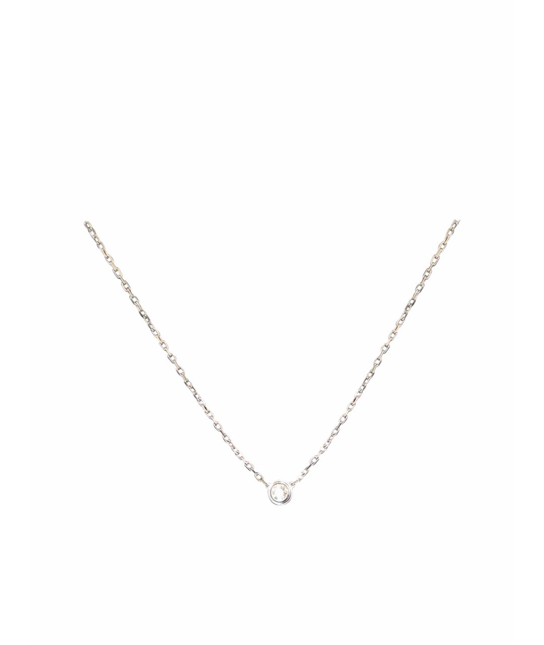 CARTIER Белое колье из белого золота, фото 1