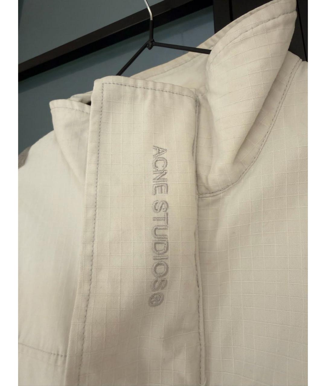 ACNE STUDIOS Бежевая хлопковая куртка, фото 3