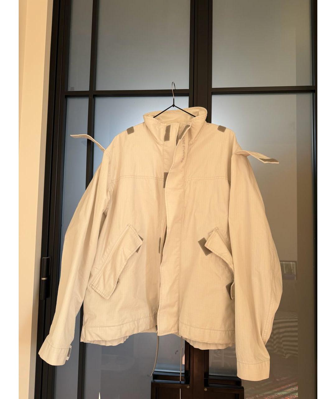 ACNE STUDIOS Бежевая хлопковая куртка, фото 5