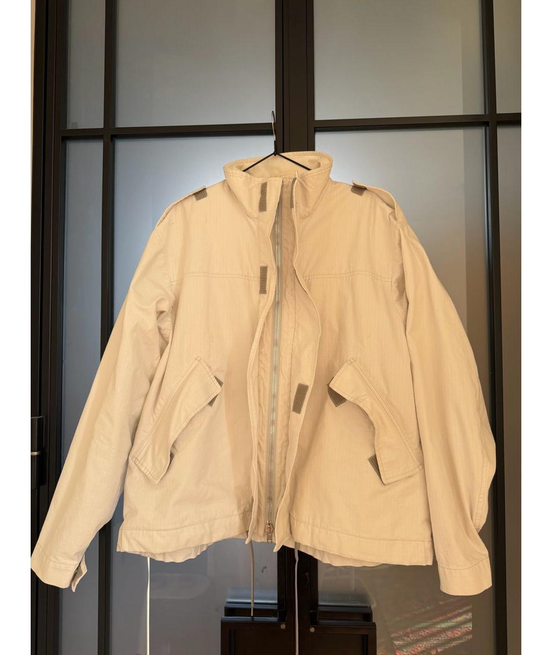 ACNE STUDIOS Бежевая хлопковая куртка, фото 6