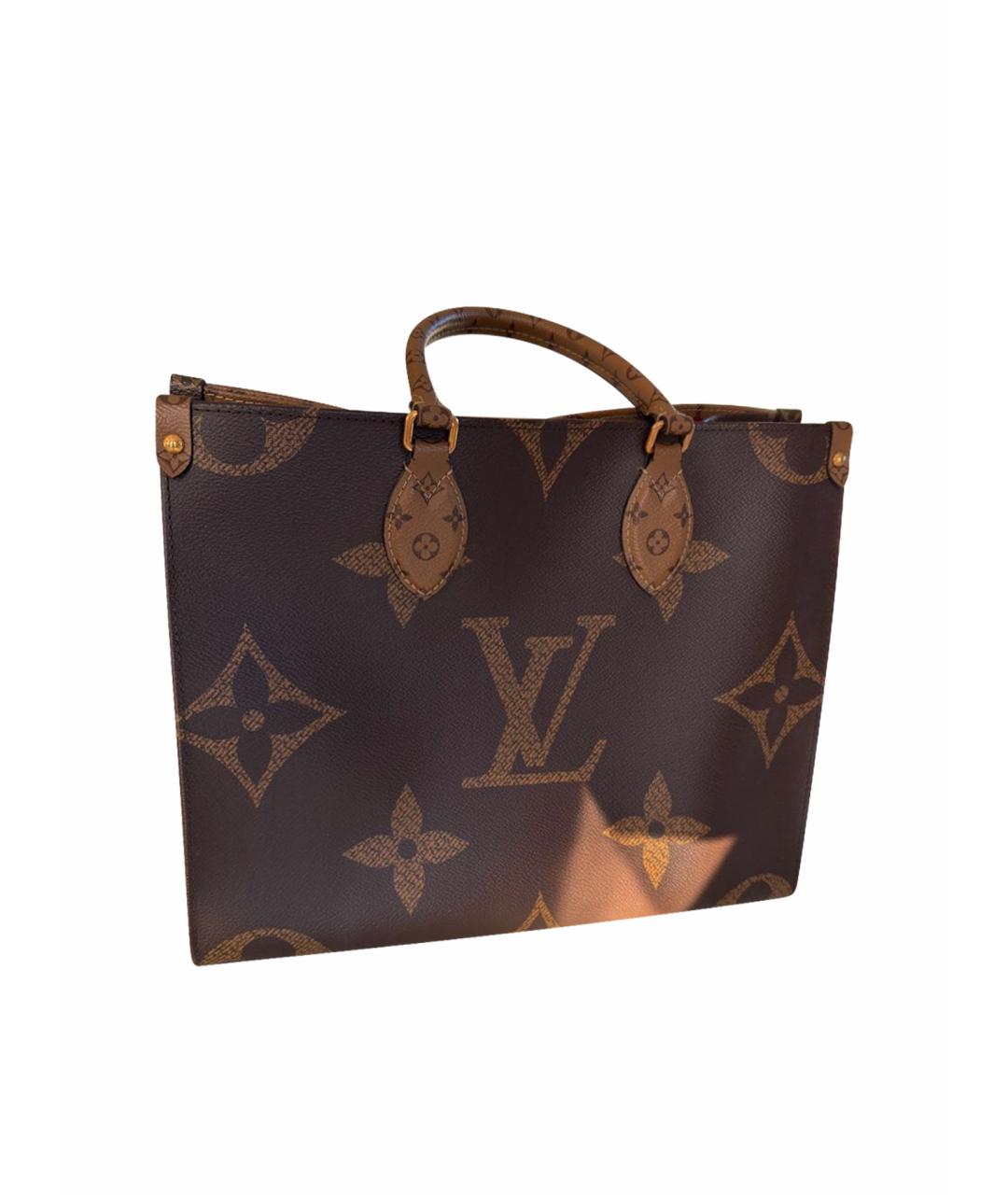 LOUIS VUITTON Коричневая сумка тоут, фото 1