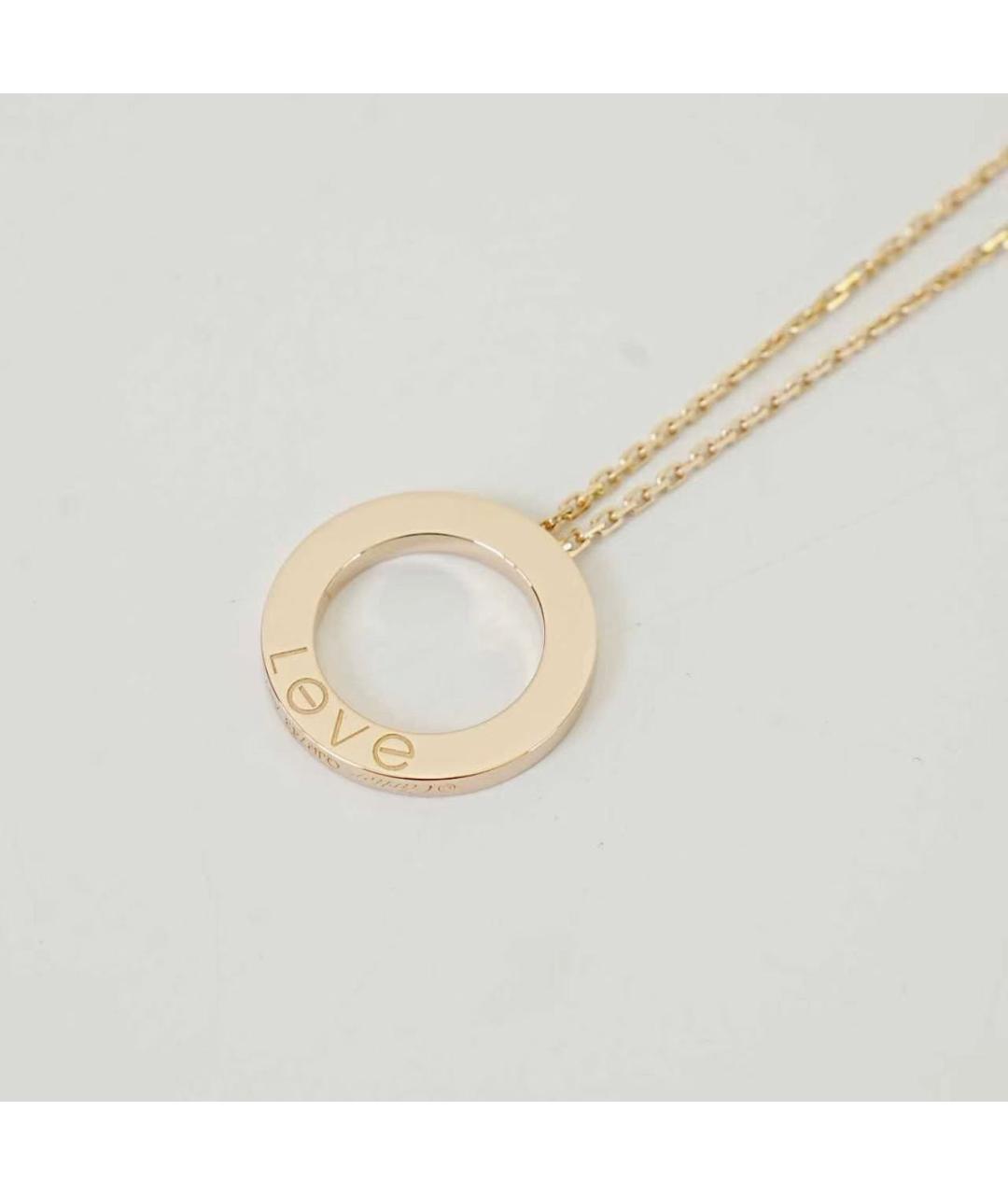 CARTIER Розовое колье из розового золота, фото 3