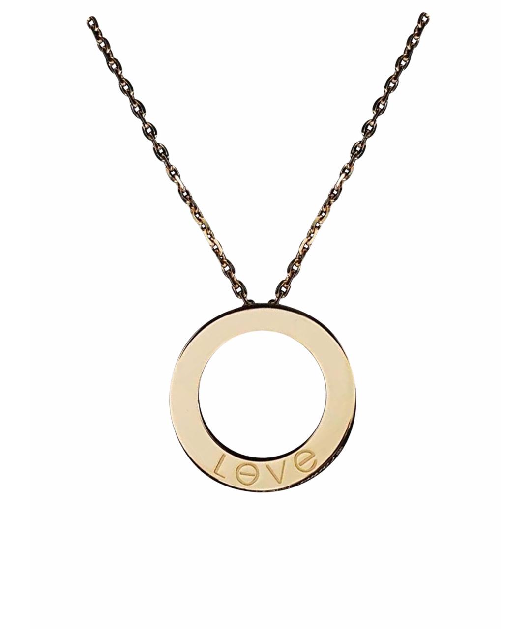 CARTIER Розовое колье из розового золота, фото 1