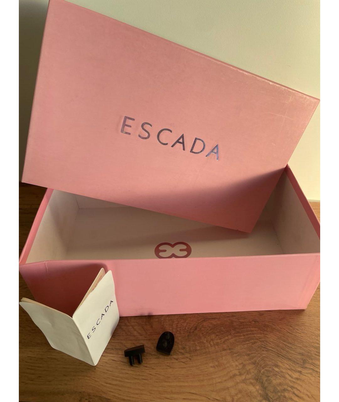 ESCADA Коричневые замшевые туфли, фото 6