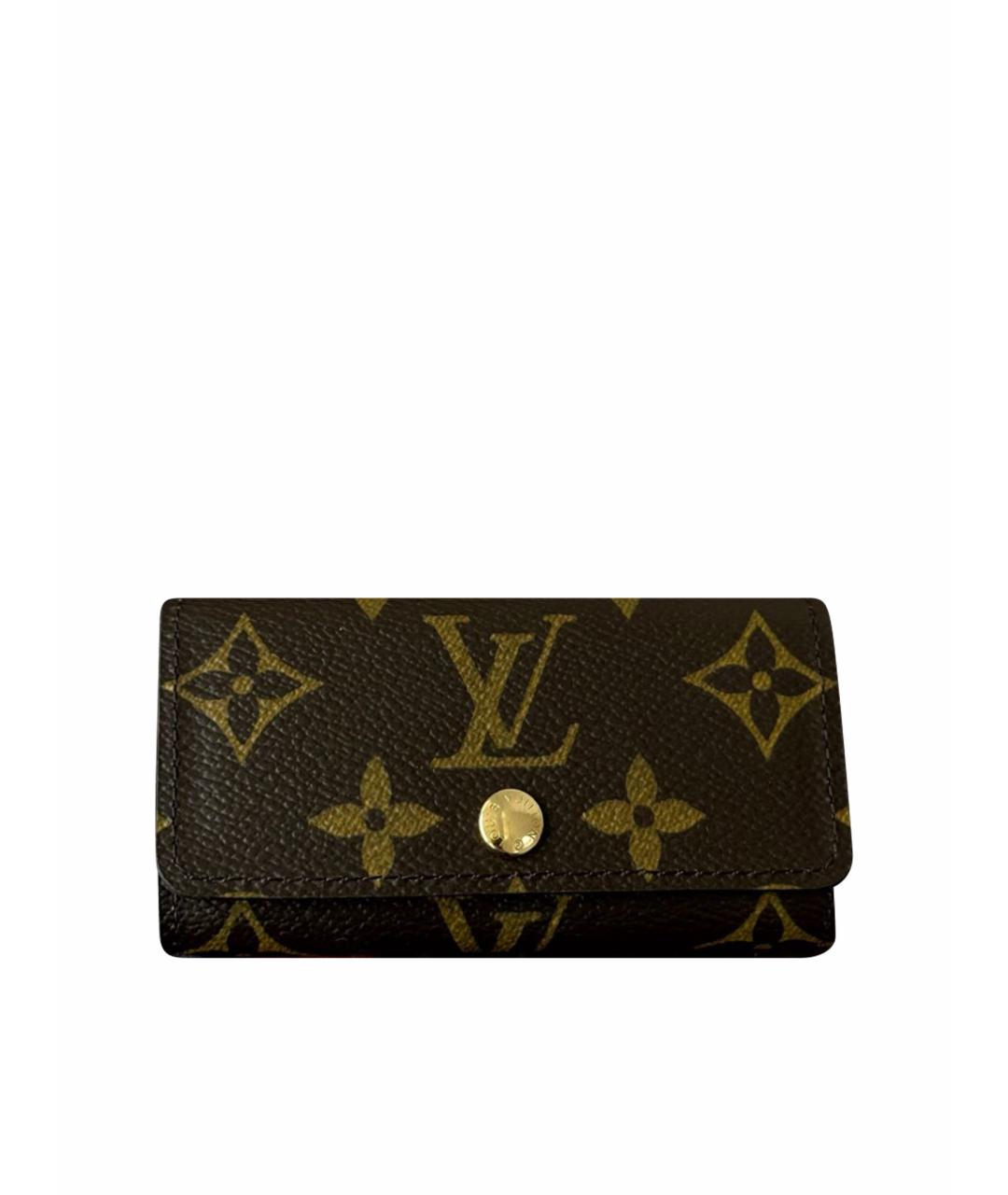 LOUIS VUITTON Коричневая ключница, фото 1