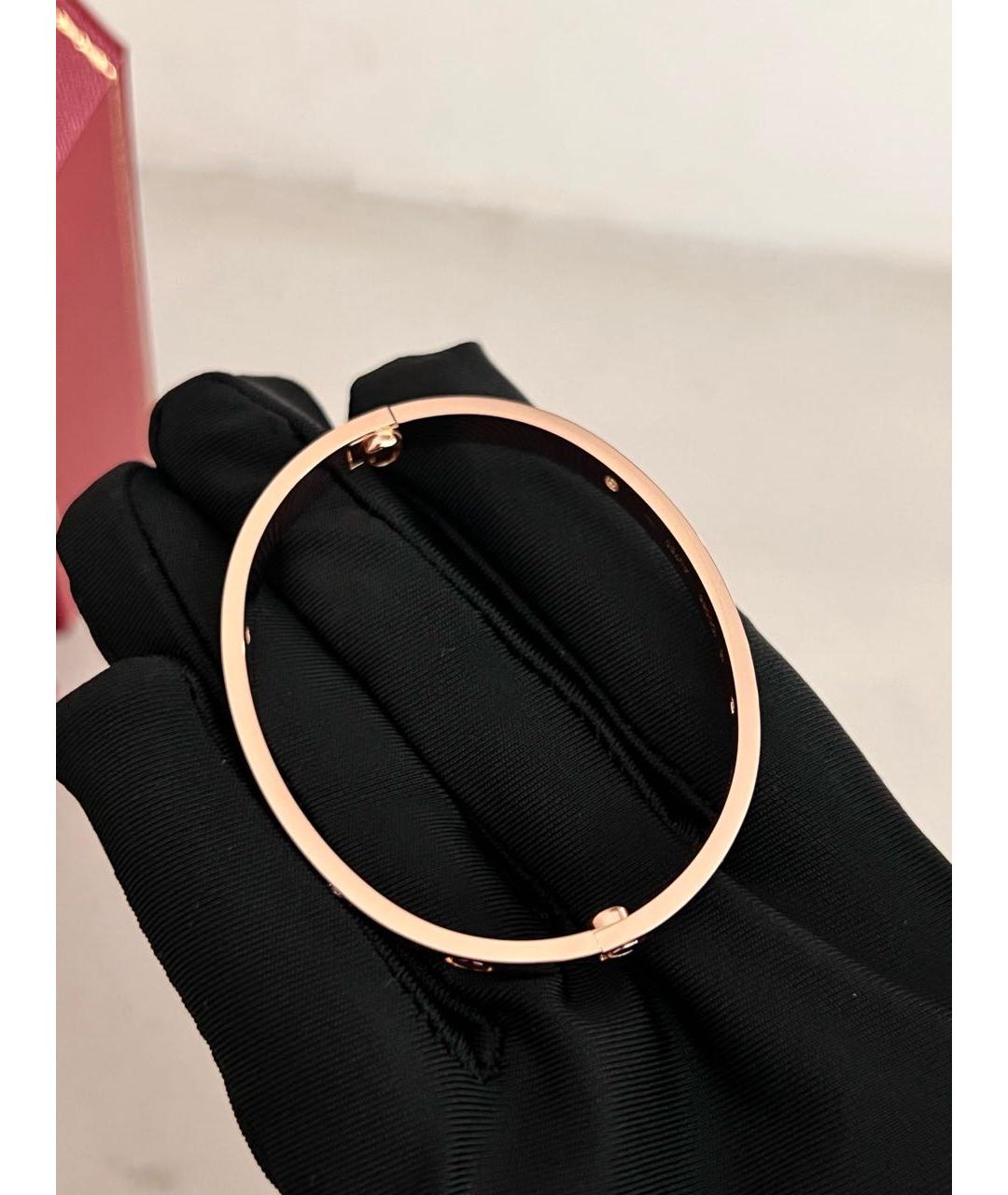 CARTIER Розовый браслет из розового золота, фото 4