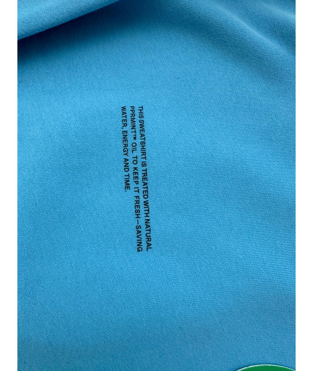 THE PANGAIA Голубой хлопковый костюм с брюками, фото 4