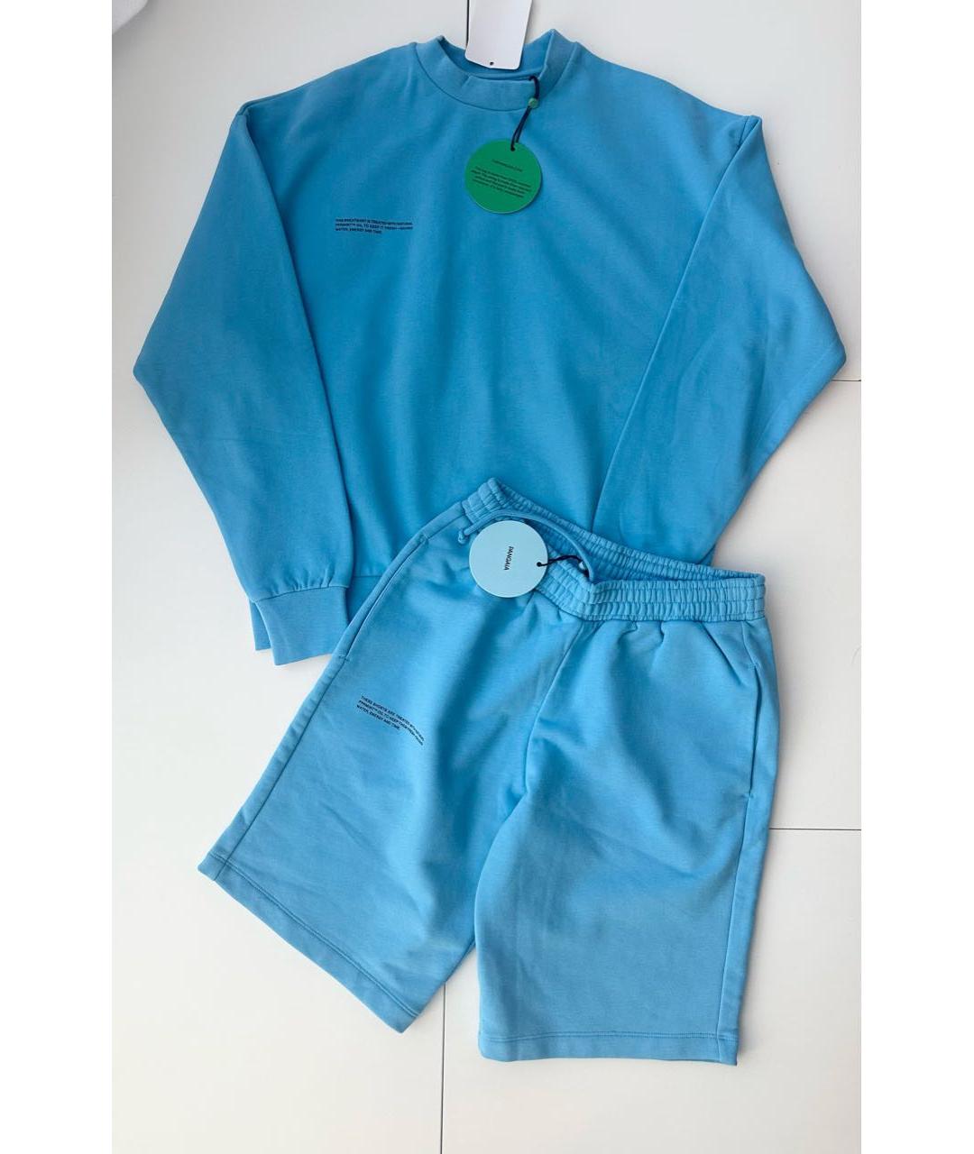 THE PANGAIA Голубой хлопковый костюм с брюками, фото 6