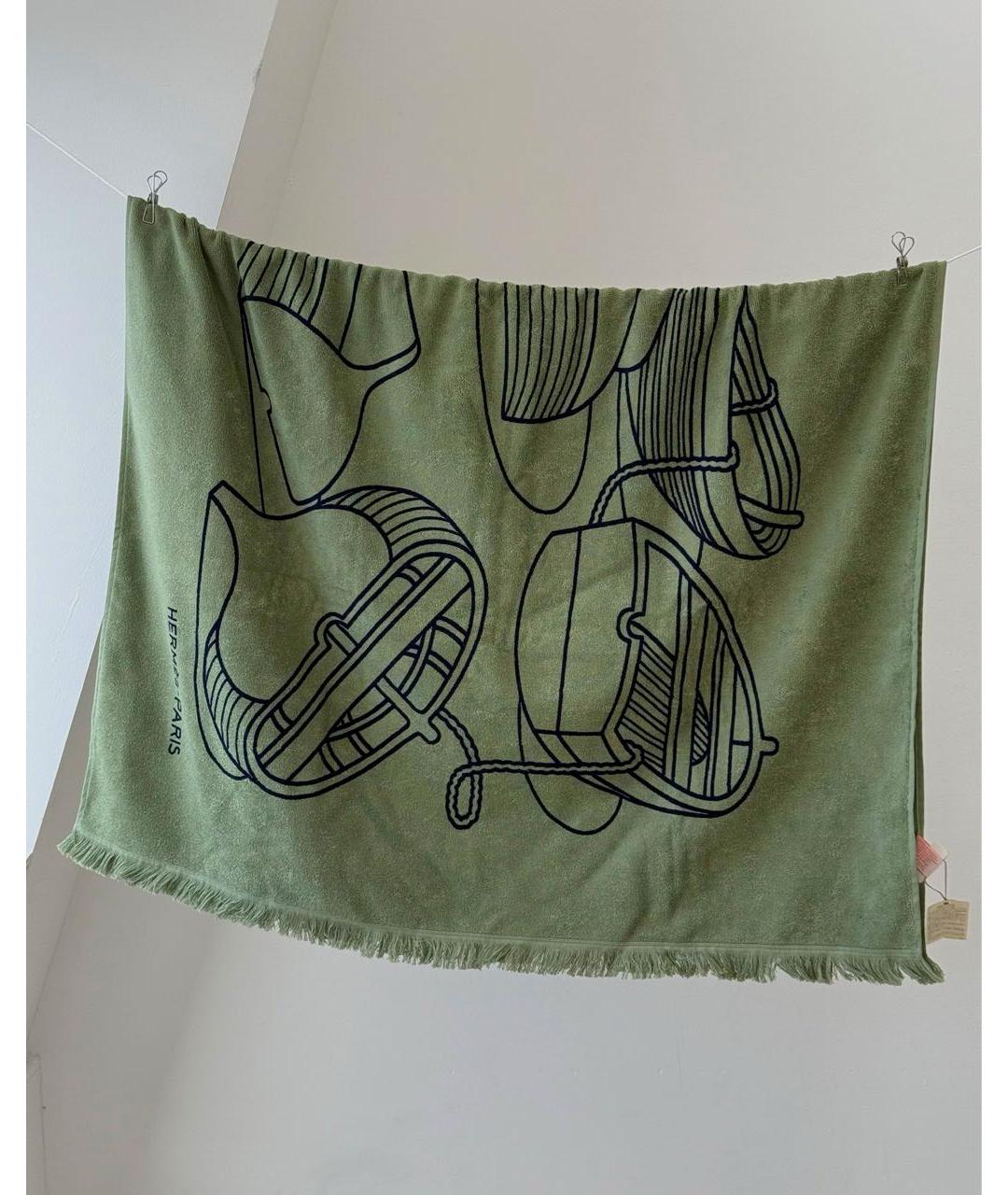 HERMES Хлопковое полотенце, фото 5